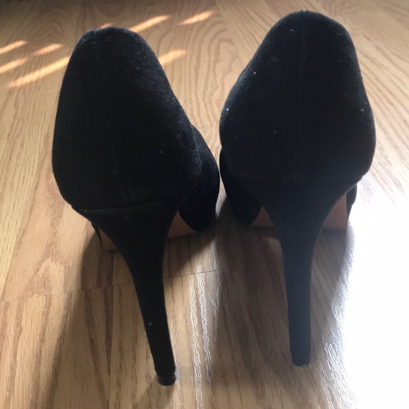 Black Suede Heels - Picture 4 of 6